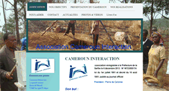 Desktop Screenshot of camerouninteraction.org