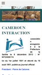 Mobile Screenshot of camerouninteraction.org