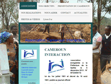 Tablet Screenshot of camerouninteraction.org